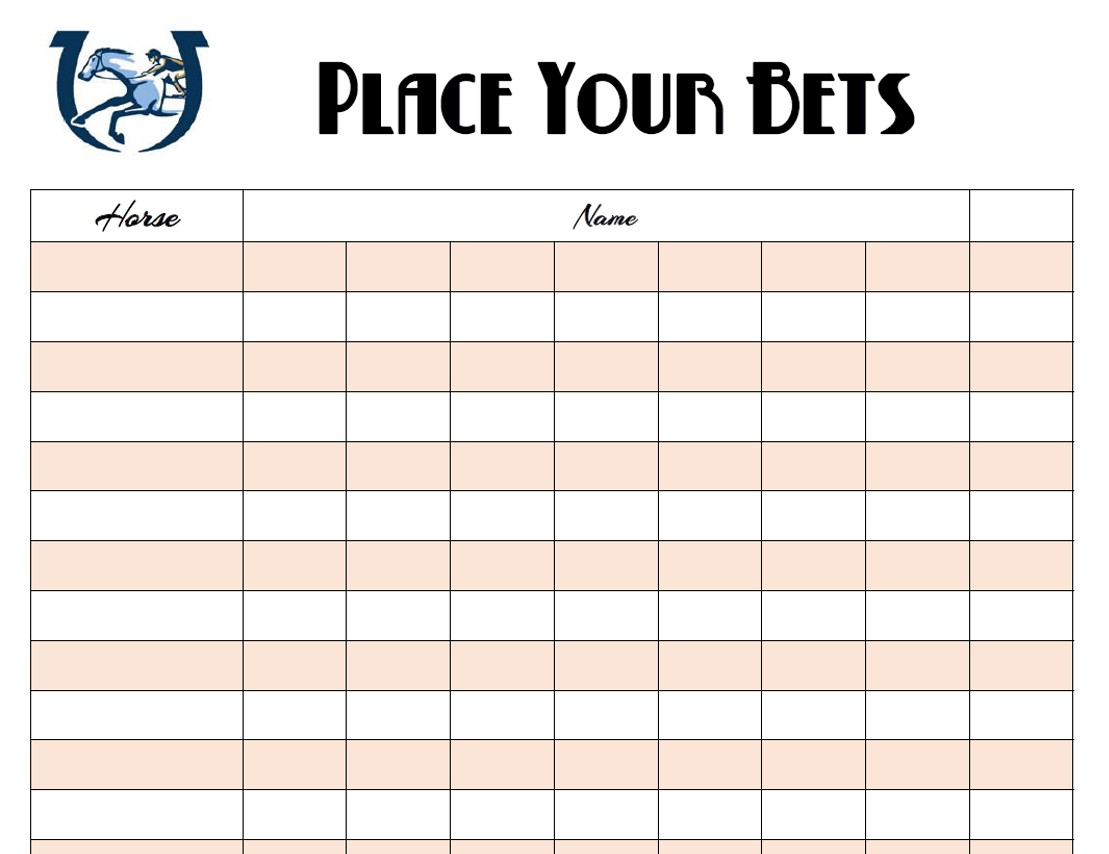 Free Kentucky Derby Printables The Well Dressed Table